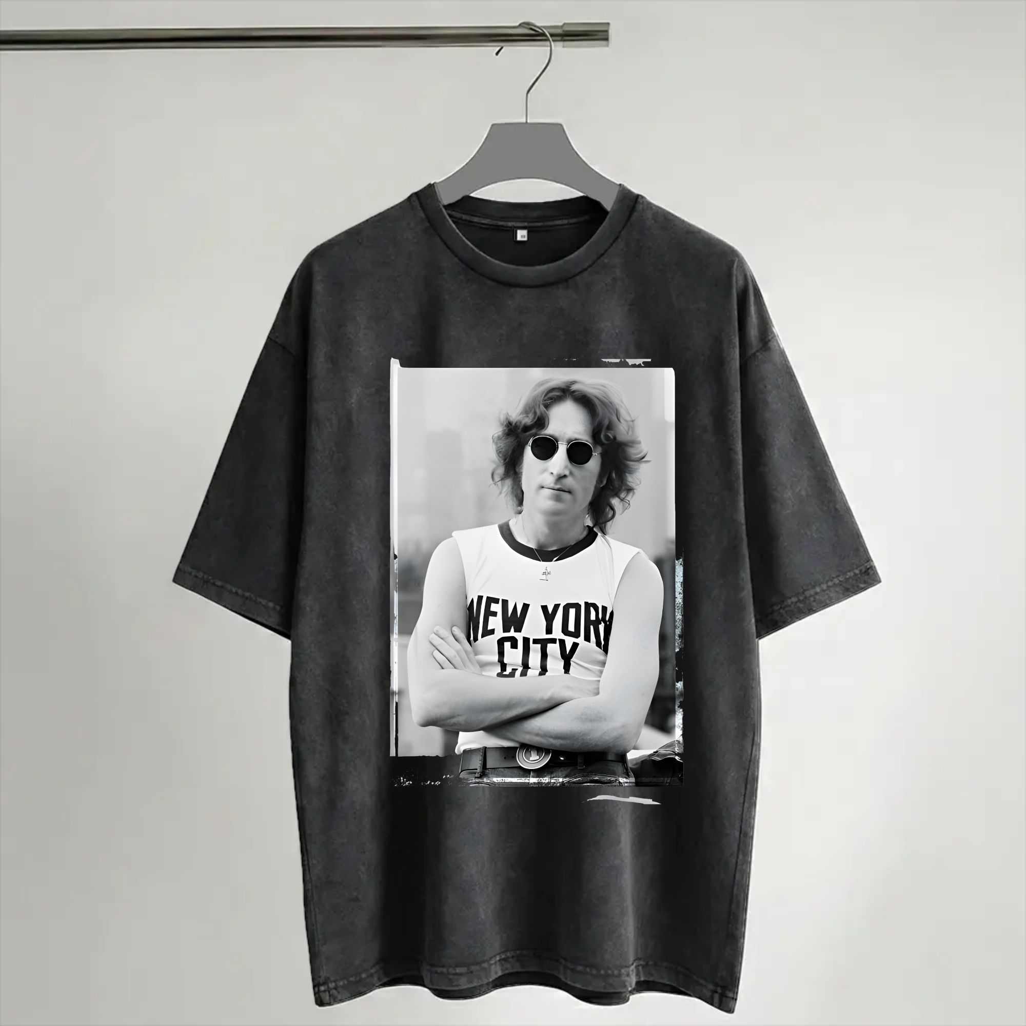High Street Fashion New York - Harajuku Washed Shirt John Lennon 1972