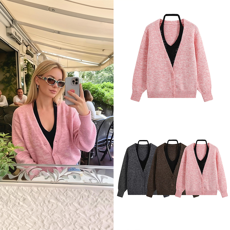 Street Fashion Trends 2026 - Guobioziy Women's Casual Knitted Cardigan Sweater