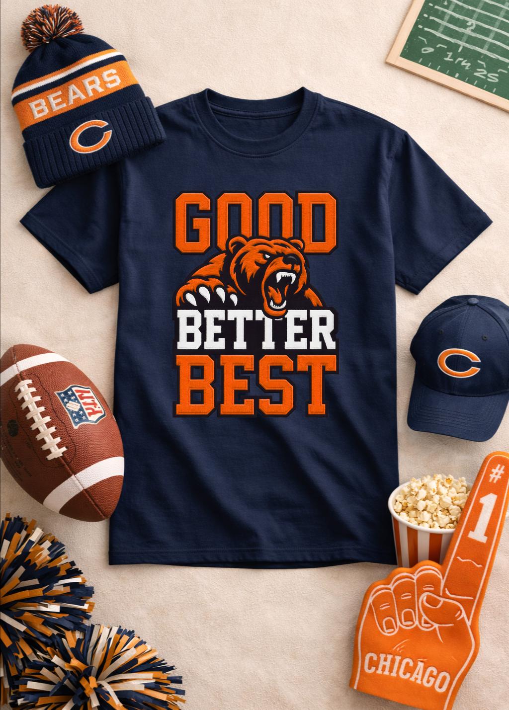Good Better Best Bear T Shirt  - đánh giá và giá Street Fashion Chicago