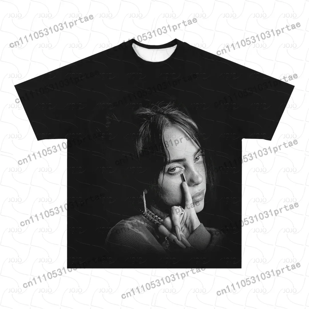Billie Eilish Retro Pattern T- - đánh giá và giá Street Fashion Men 2025