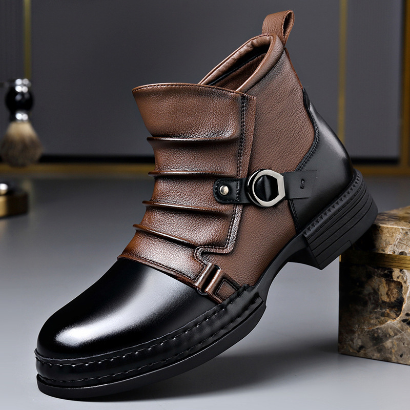 Autumn Winter Retro Ankle Boot - đánh giá và giá Street Fashion Style Male