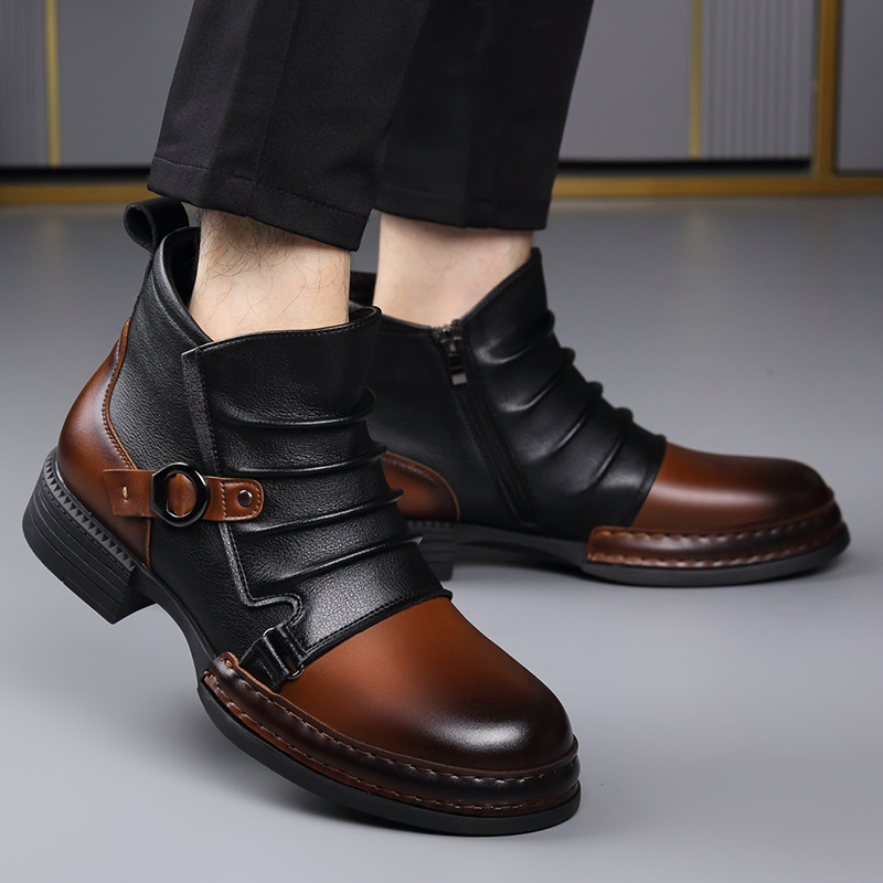 Autumn Winter Retro Ankle Boot - đánh giá và giá Street Fashion Style Male