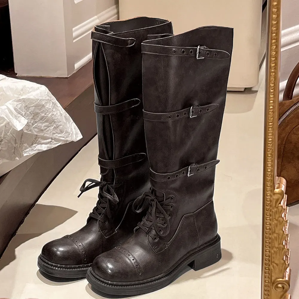 Women's Knee High Boots Vintag - đánh giá và giá Street Fashion Designers