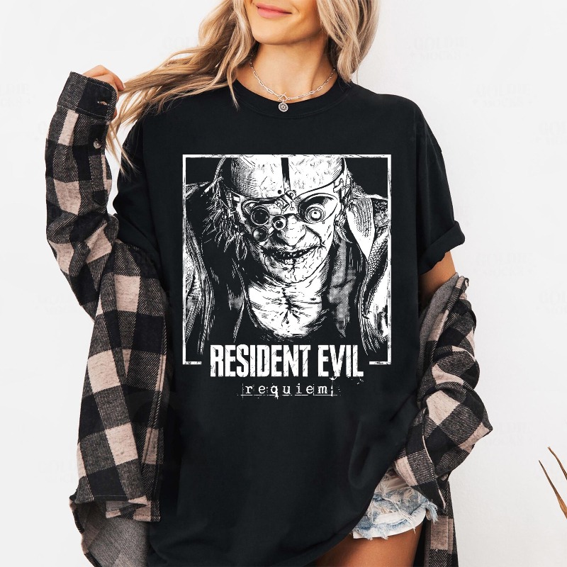 Retro Resident Evil 9 Requiem  - đánh giá và giá Street Fashion Style Male