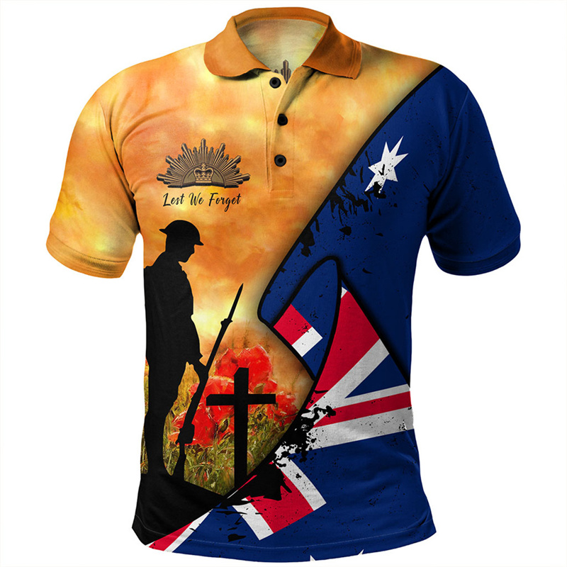 Lest We Forget Anzac Day Polo  - đánh giá và giá Street Fashion Men 2025