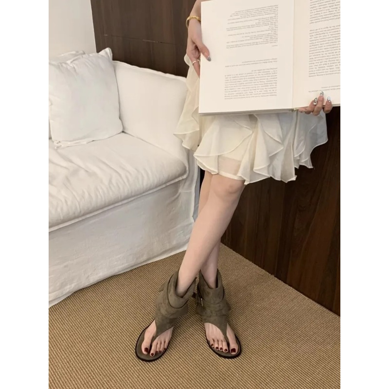 Fashion Open Toe Flats Sheepsk - đánh giá và giá Street Fashion Rome 2026