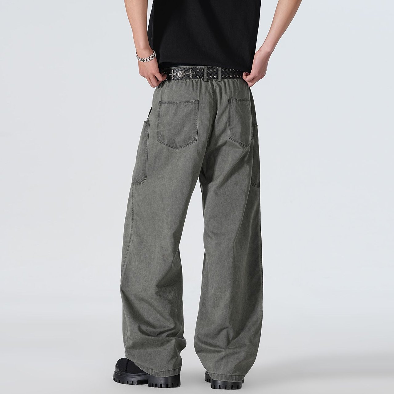 High Street Hip Hop Straight J - đánh giá và giá Street Fashion Jeans Men