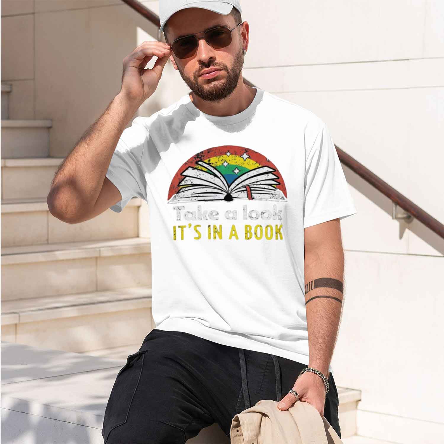 Book Grh Shirt Retro Reading T - đánh giá và giá Street Fashion China Models