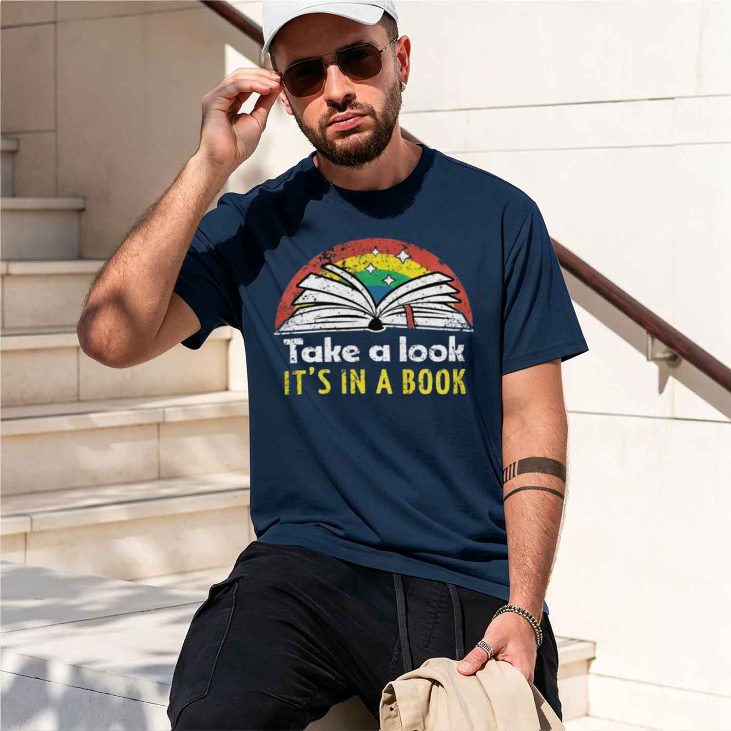 Book Grh Shirt Retro Reading T - đánh giá và giá Street Fashion China Models