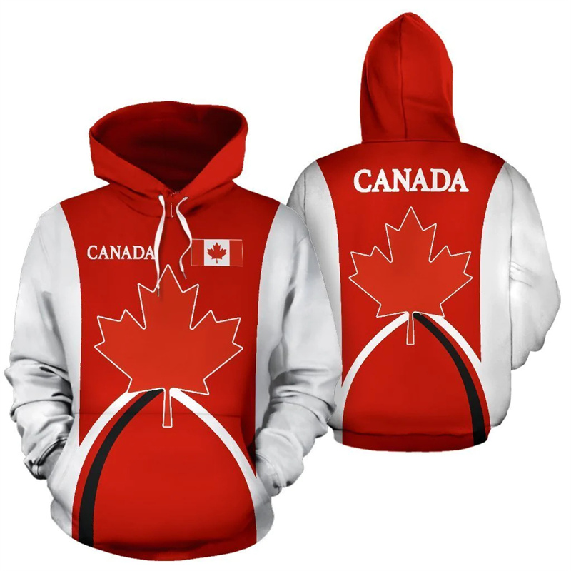 Canada Hoodie Maple Leaf 3d Pr - đánh giá và giá Street Fashion Canada