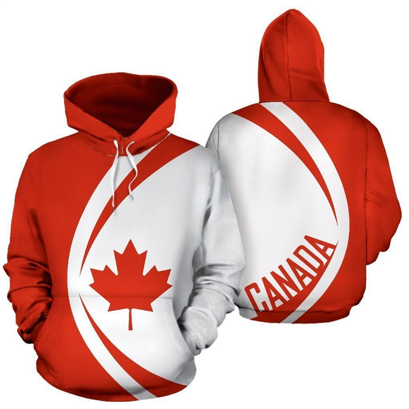 Canada Hoodie Maple Leaf 3d Pr - đánh giá và giá Street Fashion Canada