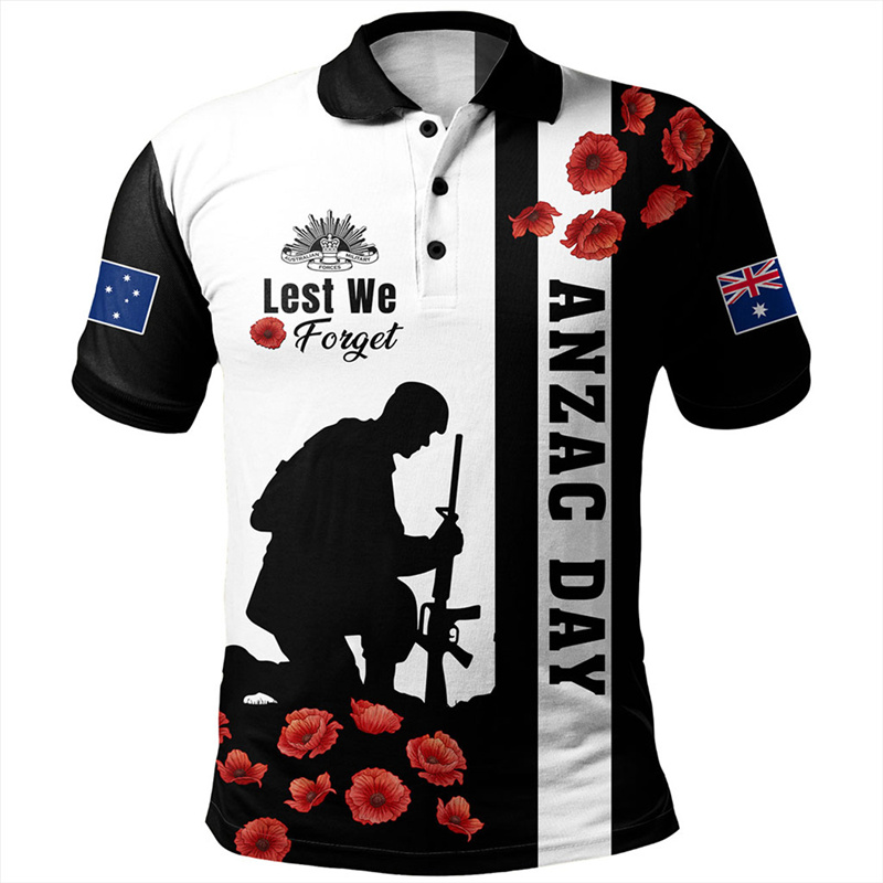 Lest We Forget Anzac Day Polo  - đánh giá và giá Street Fashion Men 2025