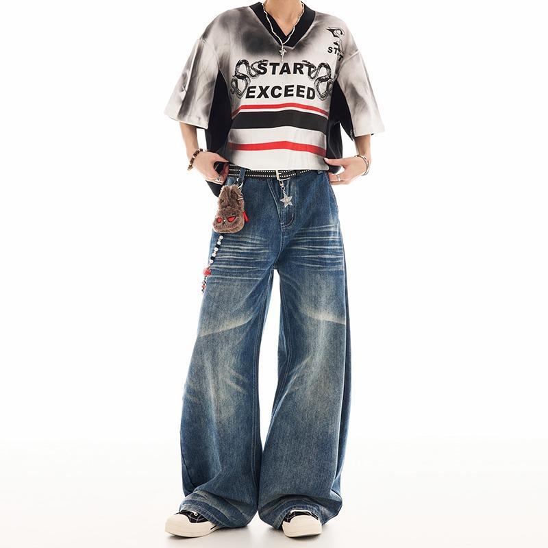 Men's Street Vintage Wide Legs - đánh giá và giá Street Fashion For Boy