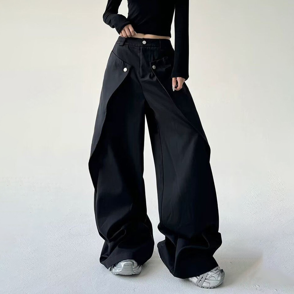 Mens Trousers Stitching Double - đánh giá và giá Street Fashion Men 2025