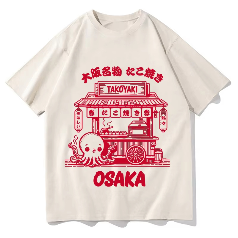 Unisex Takoyaki Osaka Graphic  - đánh giá và giá Street Fashion Osaka