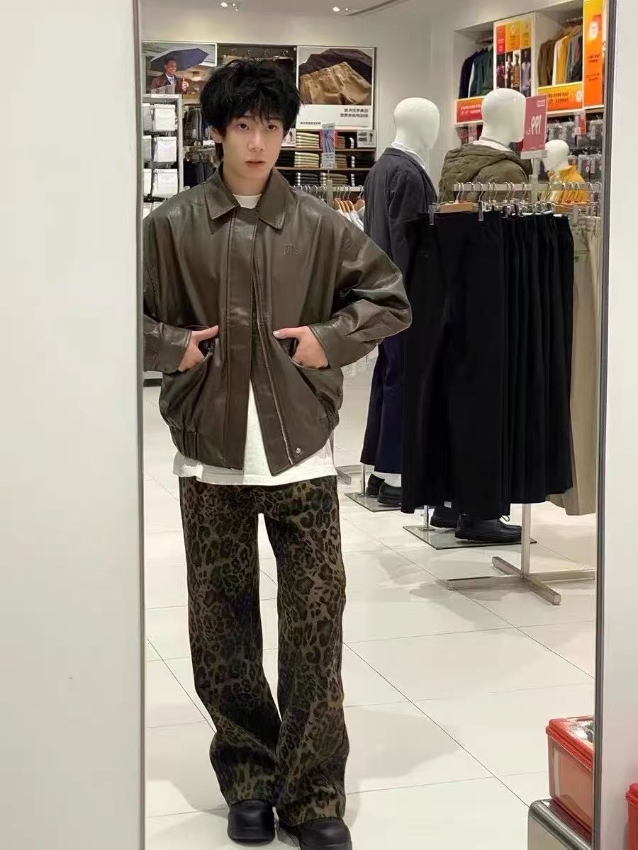 Korean Harajuku retro QICHE me - đánh giá và giá Street Fashion Jeans Men