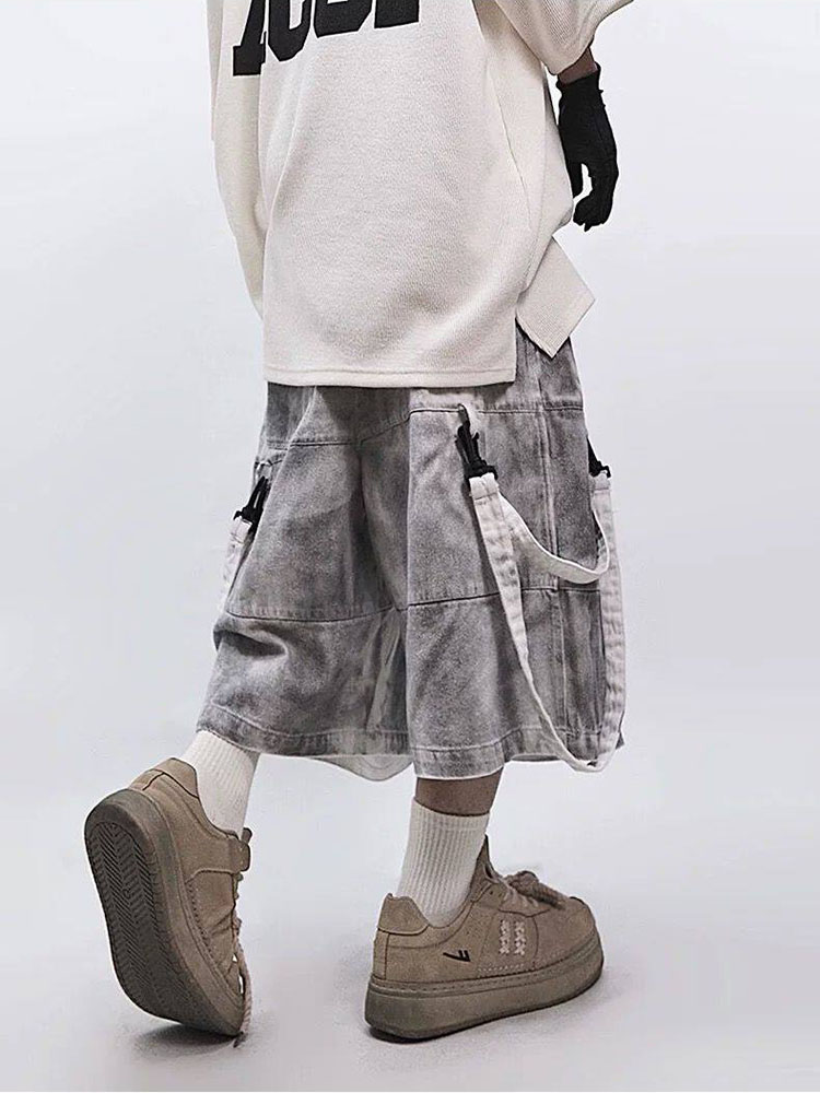 Retro Hip-hop Men's Ripped Jea - đánh giá và giá Street Fashion Style Male